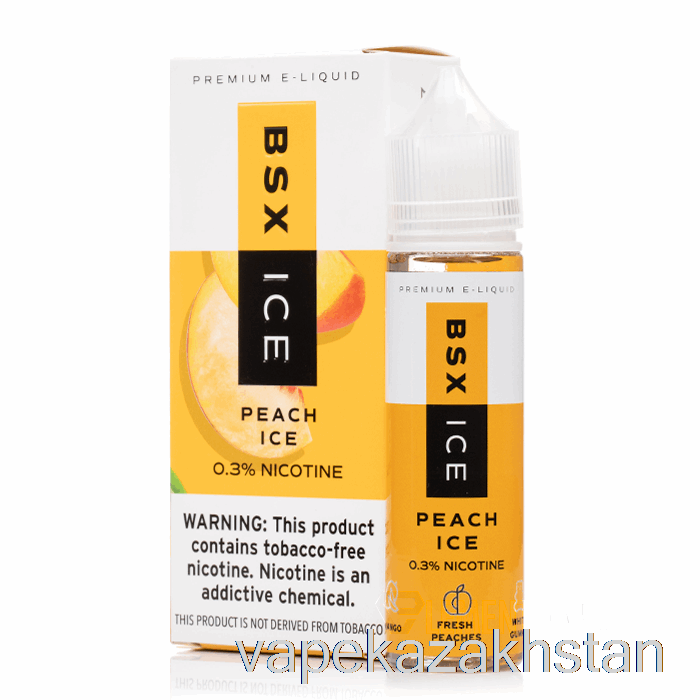 Vape Disposable Peach Ice - BSX ICE - 60mL 6mg